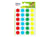 144 pastilles assorties - Ø 15mm - vert, rouge, jaune, bleu