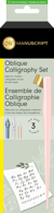 Ensemble de calligraphie oblique - Manuscript