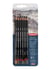Lot de 6 crayons fusains de couleur - Derwent - Multicolore