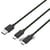 Pack de deux batteries rechargeables pour manette Xbox Series X - S - Noir