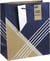 Sac cadeau format L - Moderne kraft
