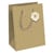  Clairefontaine Sac Cadeau 21,5x10,2x25,3cm Kraft fleurs blanches brun