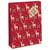 Sac cadeau Clairefontaine - Lovely Home Red - Taille M 21,5 x 10,2 x 25,3 cm