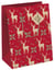 Sac cadeau Clairefontaine - Lovely Home Red - Taille L 26,5 x 14 x 33 cm