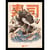 Affiche encadrée Ilustrata - Sushi dragon - 30 x 40 cm