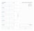 Recharge agenda civil semaine/1 page 2023 - 9,5 x 17,1 cm - Filofax - Blanc