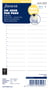 Recharge scolaire 2023/2024 1 jour/page - Format Personal - Filofax - Blanc