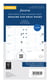 Recharge agenda semainier 2026 Letts of London - Personal horizontal 9,5 x 17,1 cm