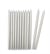 Lot de 12 bougies longues ScrapCooking® - Argent - 12 cm