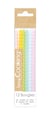 Lot de 12 bougies torsadées ScrapCooking® - Pastel - 12 cm