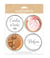 Lot de 4 cercles à tarte ScrapCooking® - Rond - Ø 8 cm