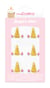 Lot de 6 décorations en sucre ScrapCooking®- Corne de licorne - 13 g