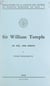 Sir William Temple - Sa vie, son œuvre