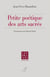 PETITE POÉTIQUE DES ARTS SACRÉS