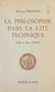 La philosophie dans la cité technique - Essai sur la philosophie bergsonienne des techniques