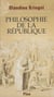 Philosophie de la République