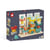 Gamme Tropik - 52 pièces à empiler sur le Totem - Totem en bois - 6 cartes en carton recto/verso - 12 modèles colorés sur le thème de la jungle
