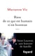 Rien de ce qui est humain n'est honteux