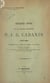 Quelques notes sur un médecin philosophe P. J. G. Cabanis, 1757-1808