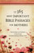 The 365 Most Important Bible Passages for Mothers - Daily Readings and Meditations on Experiencing the Lifelong Blessings of Being a Mom