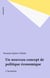 Un nouveau concept de politique économique - L'Incitation