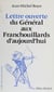 Lettre ouverte du Général aux Franchouillards d'aujourd'hui