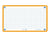 80 flashcards - 7,5 x 12,5 cm - Flash 2.0 Oxford - Petits carreaux - cadre orange