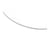 Anneau en métal blanc Créalia - 20cm