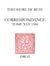 Correspondance - Tome XXV, 1584