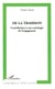 De la trahison - Contribution à une sociologie de l'engagement