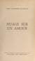 Nuage sur un amour