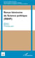 Revue béninoise de Science politique (RBSP) - Volume I Numéro I 4e trimestre 2017
