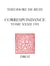 Correspondance - Tome XXXII, 1591