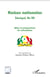 Assises nationales - Sénégal, An 50 - Bilan et perspectives de refondation
