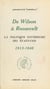 De Wilson à Roosevelt - La politique extérieure des États-Unis, 1913-1945