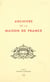 Archives de la Maison de France, branche d'Orléans (4) - Catalogue des cartes et plans