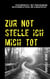 Zur Not stelle ich mich tot - Erfahrungsbericht über Panikerkrankung, Drehschwindelattacken und Klinikaufenthalt