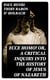 Ecce Homo! Or, A Critical Inquiry into the History of Jesus of Nazareth - Being a Rational Analysis of the Gospels
