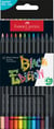 12 Crayons de couleur Faber Castell - Black Edition