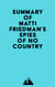 Summary of Matti Friedman's Spies of No Country