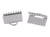 10 embouts pince-ruban de 10 mm - Argent - Créalia