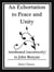 An Exhortation to Peace and Unity (Start Classics)