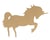 Silhouette Artemio - Licorne - Bois MDF - 10 x 15 cm 