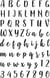 Artemio - Matrice de découpe - Alphabet et chiffres