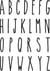Artemio - Matrice de découpe - Alphabet majuscule nature