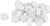 Artemio - Perles de cire hexagonales - 30 g - Blanc
