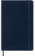Carnet - 13 x 21 cm - Moleskine - 240 pages lignées - bleu saphir