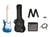 Squier - Affinity Series - Pack  guitare électrique stratocaster HSS EU - Lake Placid Blue