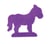 Plaque cheval pour perles Hama - 5 mm - 334 picots