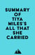 Summary of Tiya Miles's All That She Carried